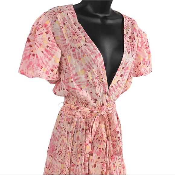 MISA Los Angeles Eloise Mini Dress Puff Sleeve - Picture 4 of 13